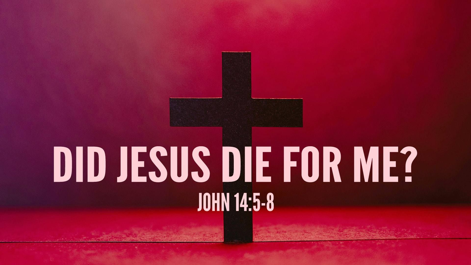 Did Jesus Die for Me?